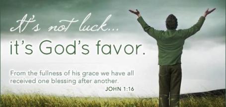 God's favor