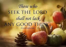 those who seek the lord lacks nothing