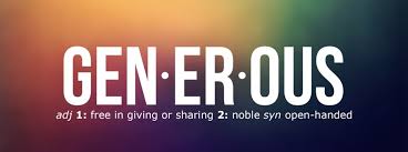 generous