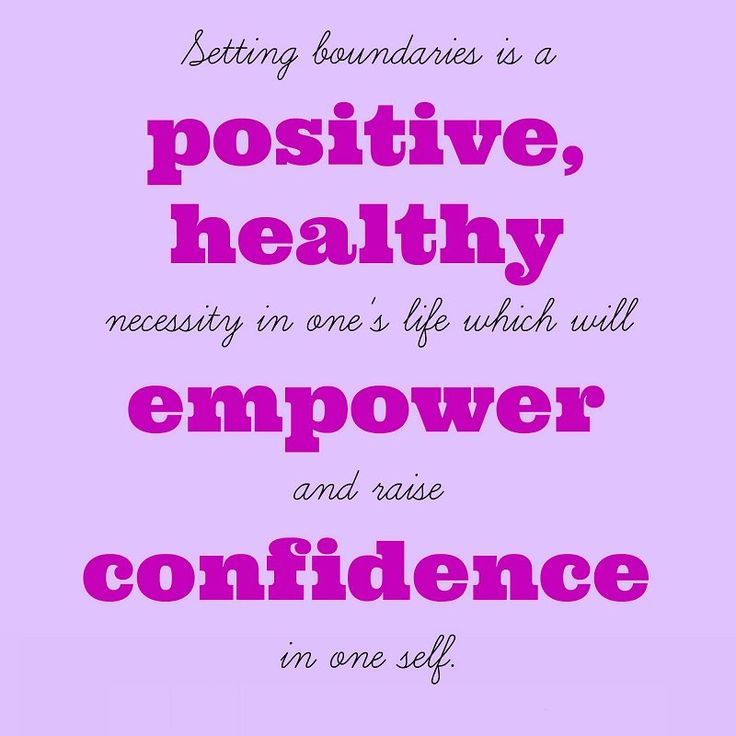 healthy boundaries